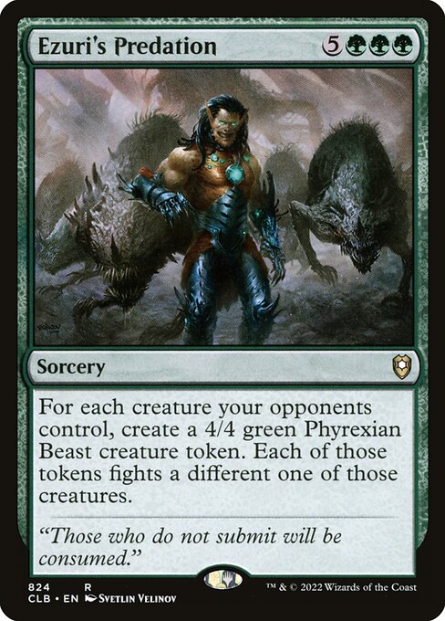 Ezuri's Predation card art