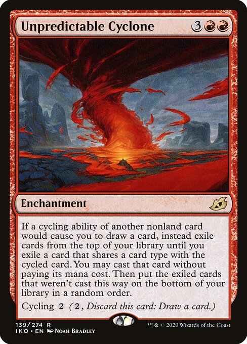 Unpredictable Cyclone card art