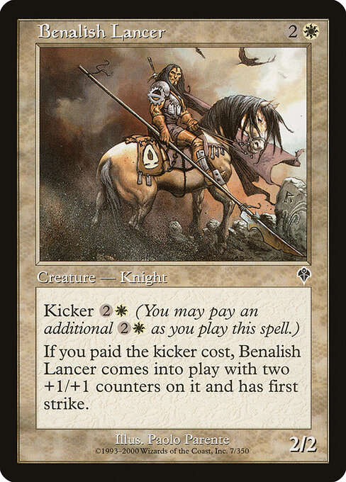 Benalish Lancer card art