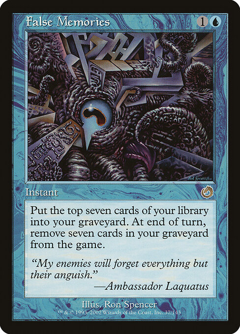 False Memories card art