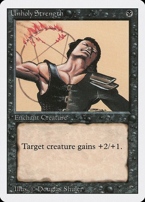 Unholy Strength card art