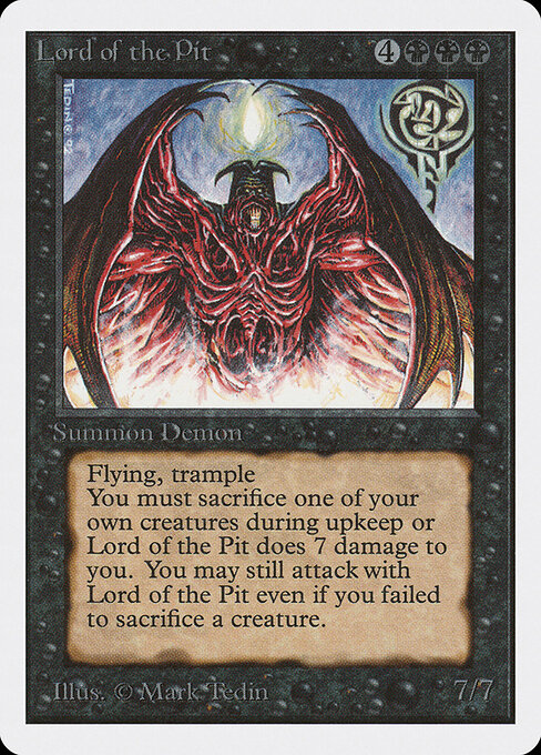 Lord of the Pit card art