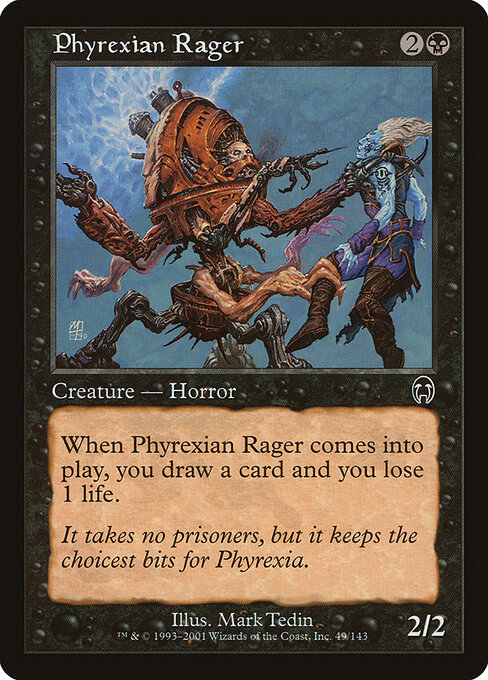 Phyrexian Rager card art