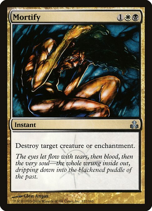 Mortify card art
