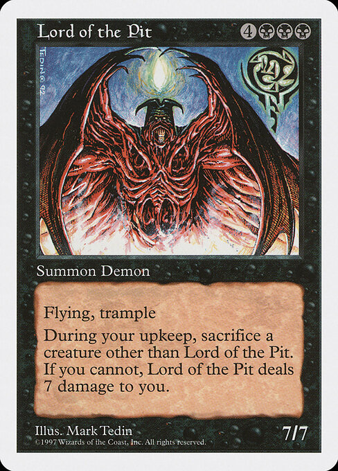 Lord of the Pit card art