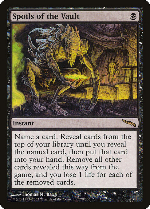 Spoils of the Vault card art