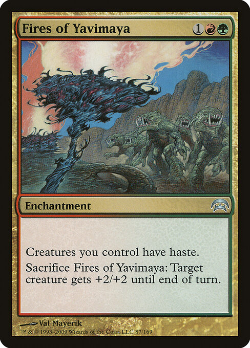 Fires of Yavimaya card art