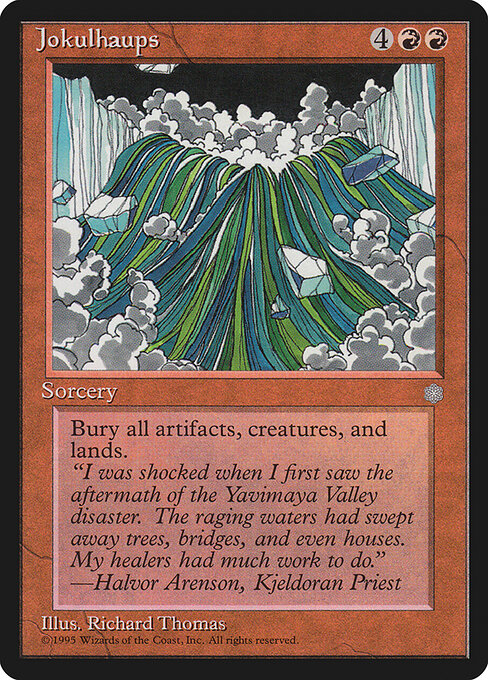 Jokulhaups card art