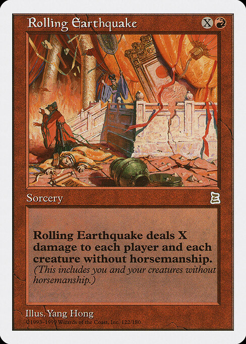 Rolling Earthquake card art