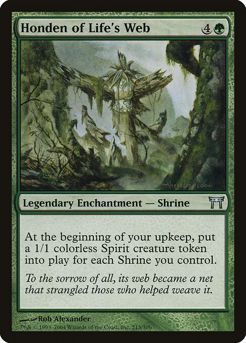 Honden of Life's Web card art