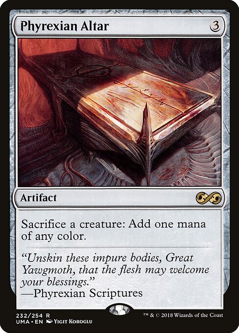 Phyrexian Altar card art
