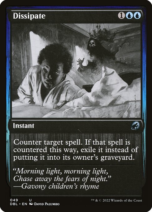 Dissipate card art