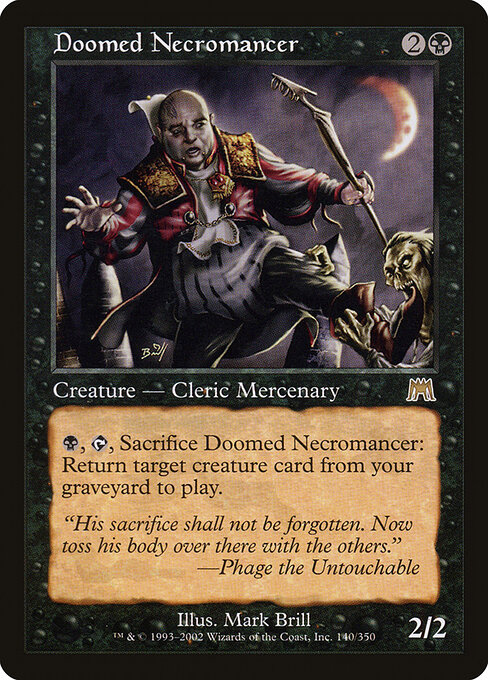 Doomed Necromancer card art