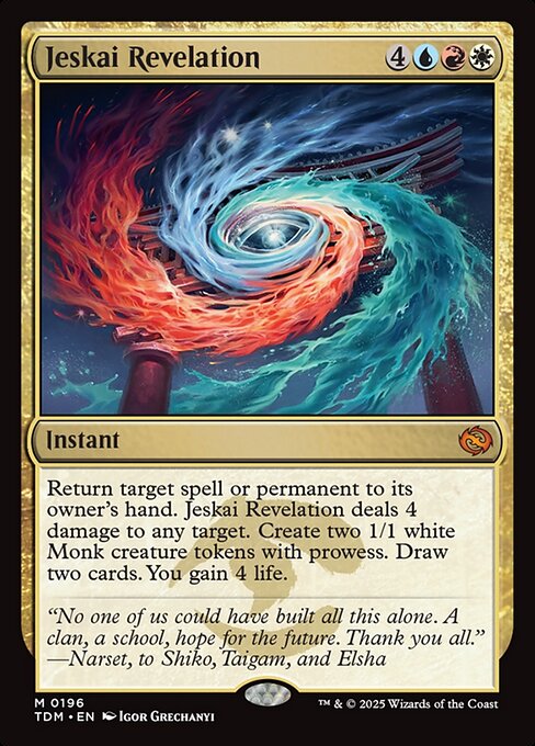 Jeskai Revelation card art