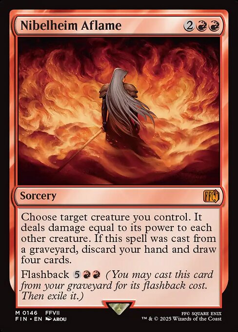 Nibelheim Aflame card art