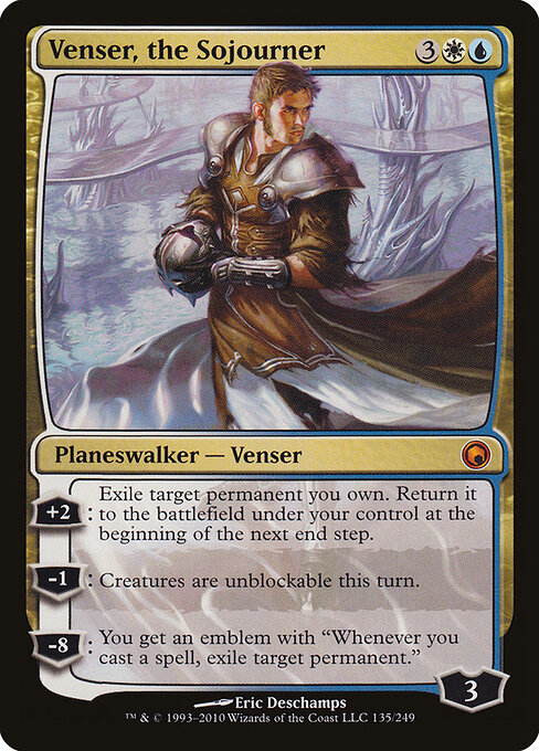 Venser, the Sojourner card art
