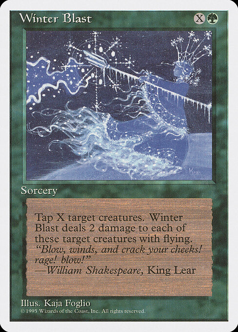 Winter Blast card art