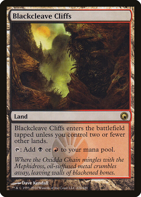 Blackcleave Cliffs card art