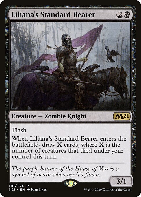 Liliana's Standard Bearer card art