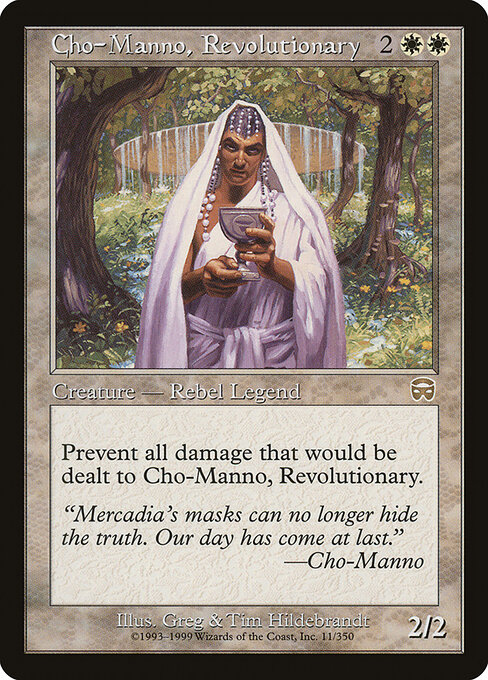 Cho-Manno, Revolutionary card art