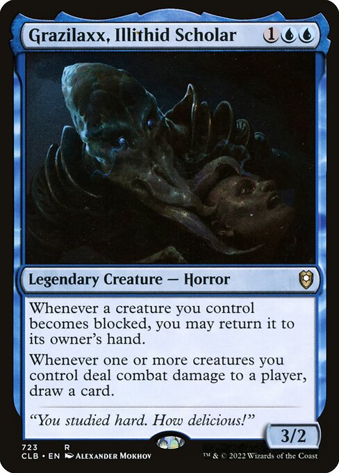 Grazilaxx, Illithid Scholar card art