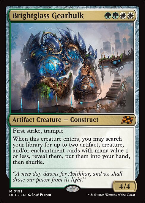 Brightglass Gearhulk card art