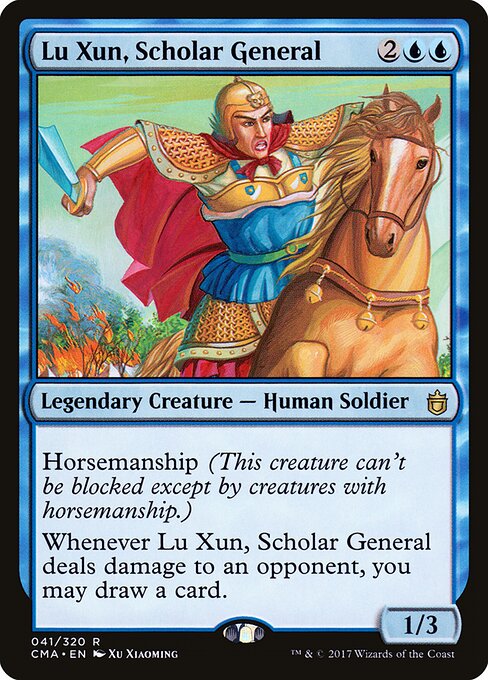 Lu Xun, Scholar General card art