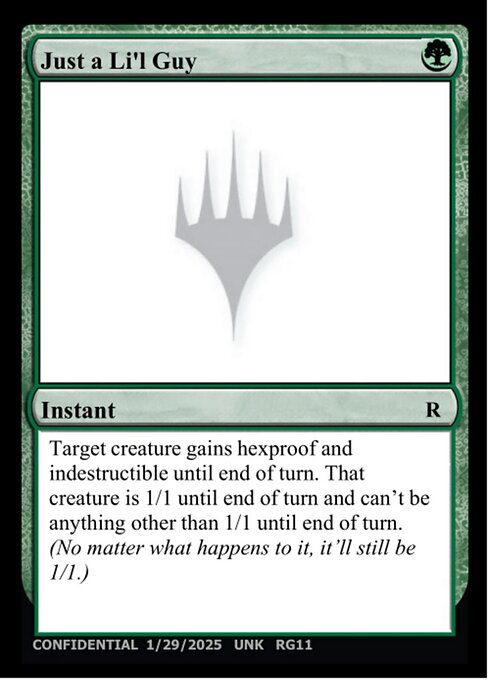 Just a Li'l Guy card art