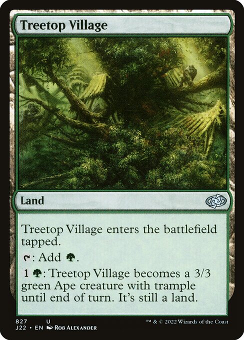 Treetop Village card art