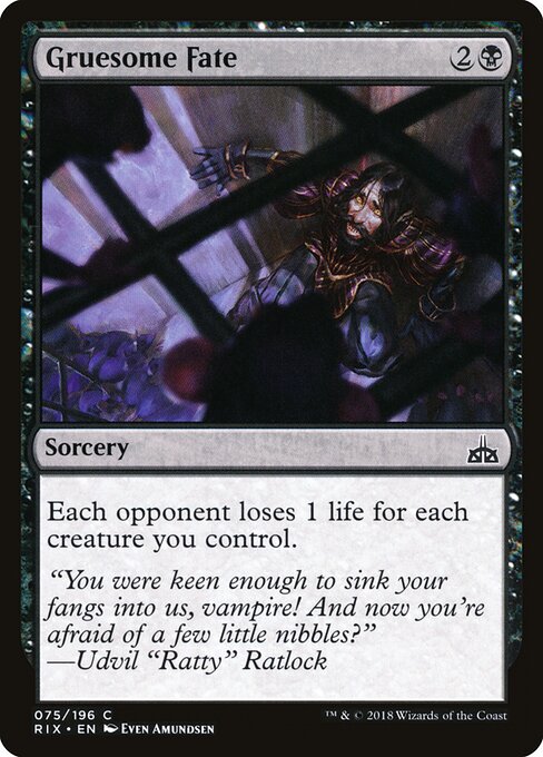 Gruesome Fate card art