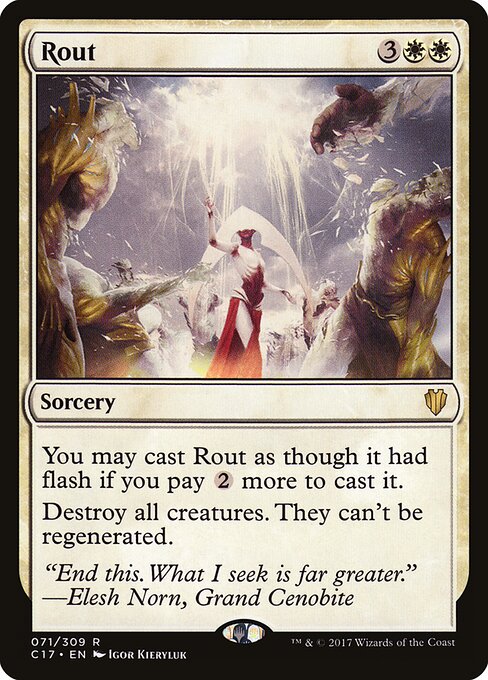 Rout card art