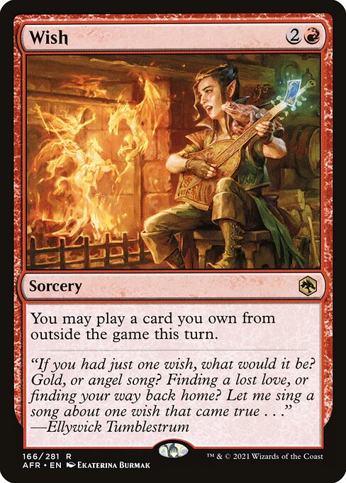 Wish card art