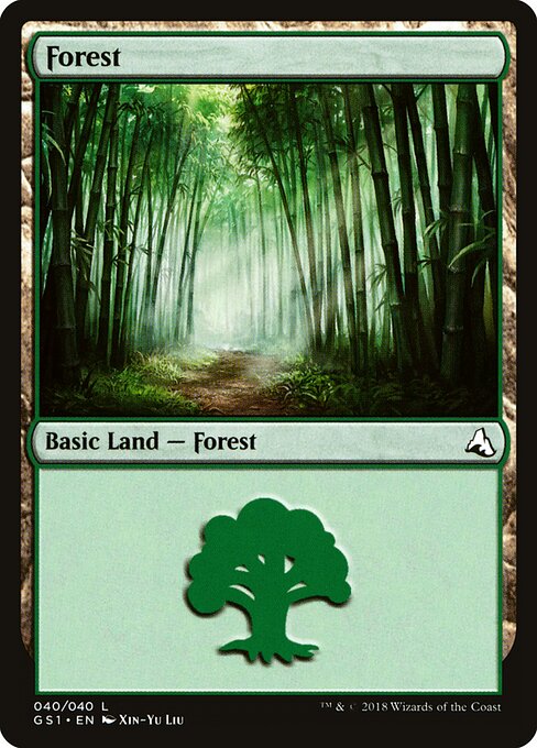 Forest card art