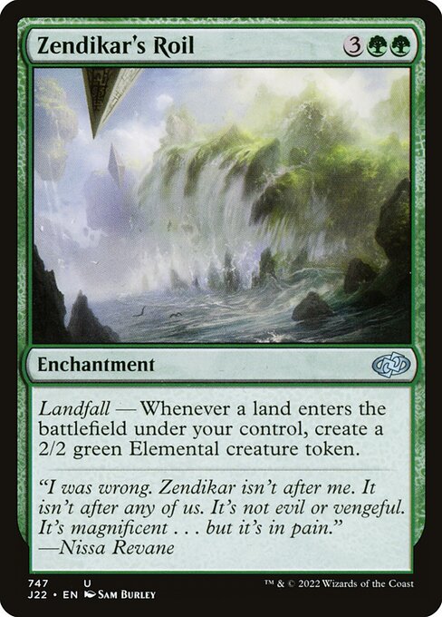 Zendikar's Roil card art