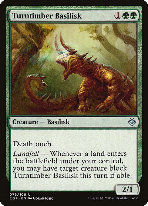 Turntimber Basilisk card art