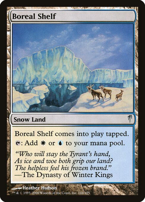 Boreal Shelf card art