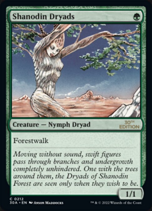 Shanodin Dryads card art