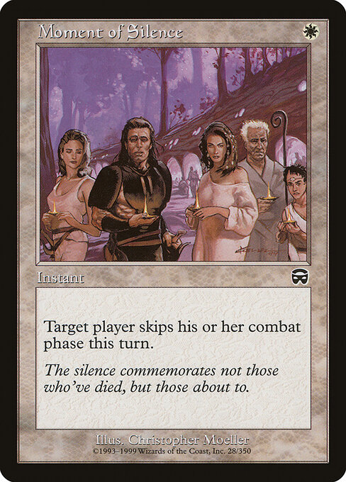 Moment of Silence card art