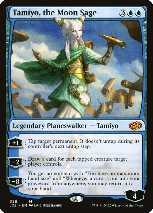 Tamiyo, the Moon Sage card art