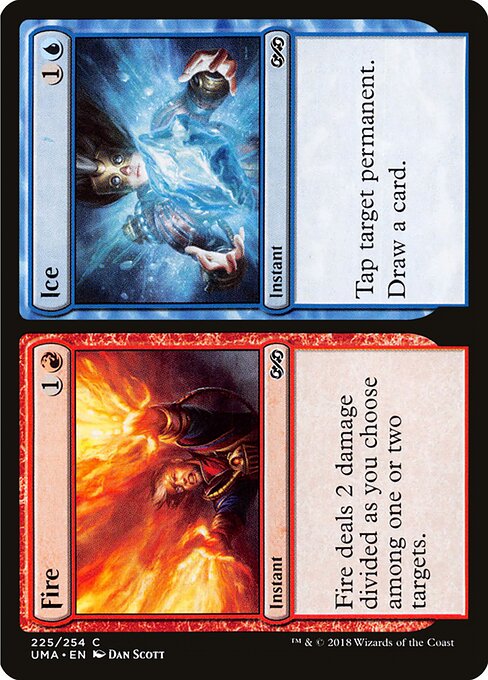 Fire // Ice card art