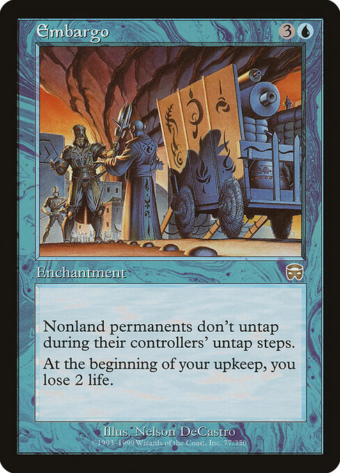 Embargo card art