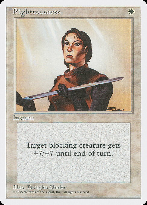 Righteousness card art