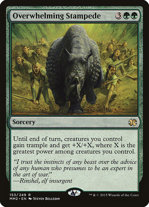 Overwhelming Stampede card art