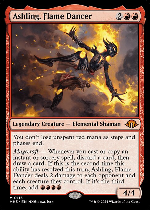 Ashling, Flame Dancer card art