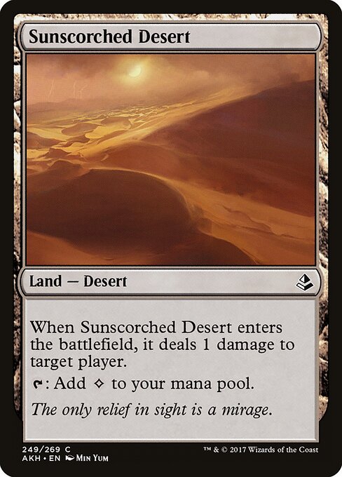 Sunscorched Desert card art