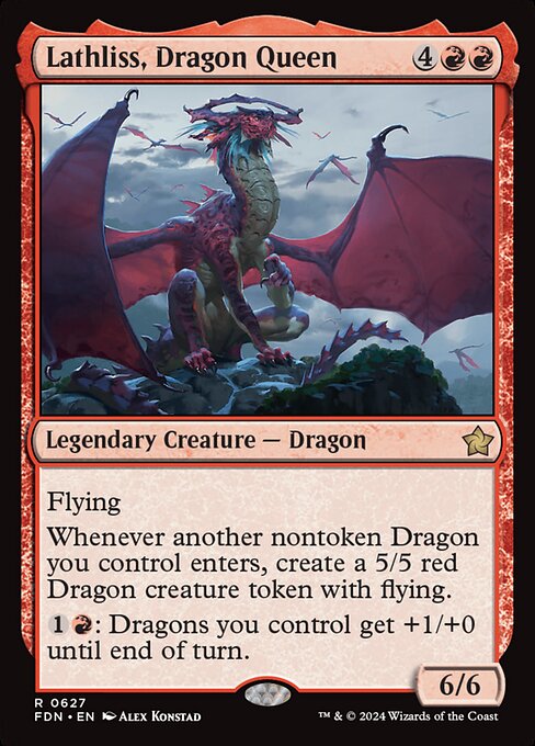 Lathliss, Dragon Queen card art