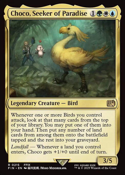 Choco, Seeker of Paradise card art