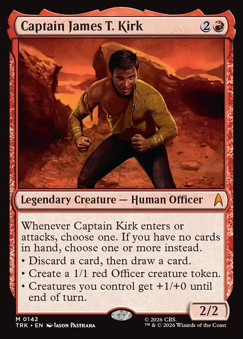 Captain James T. Kirk card art