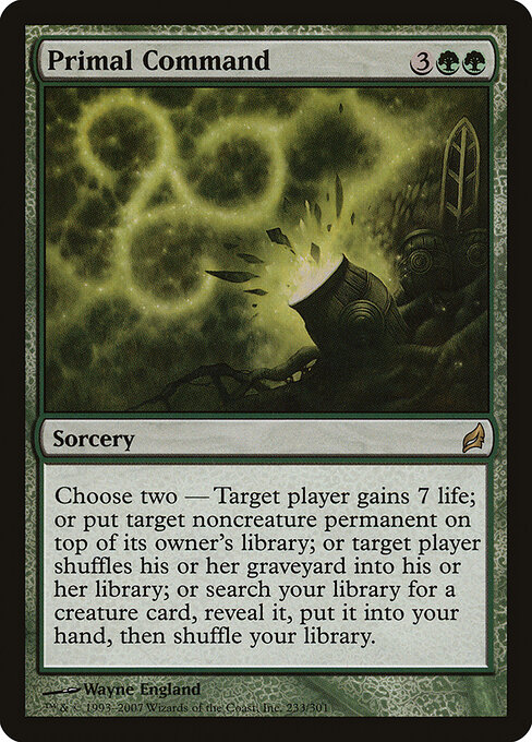 Primal Command card art