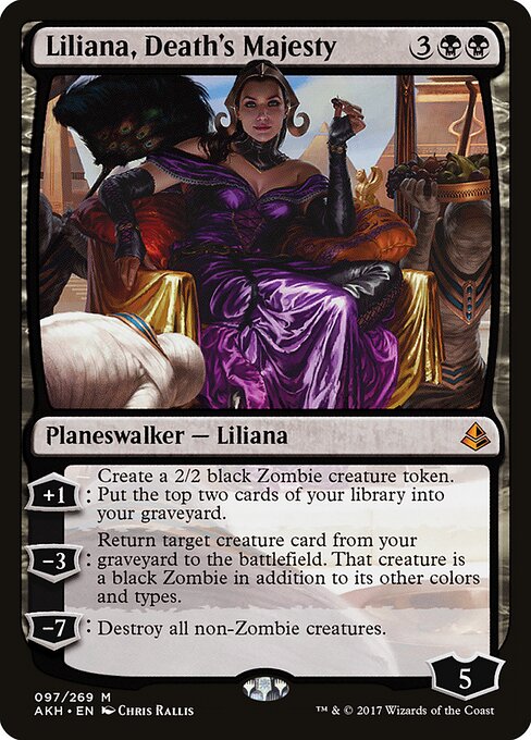 Liliana, Death's Majesty card art
